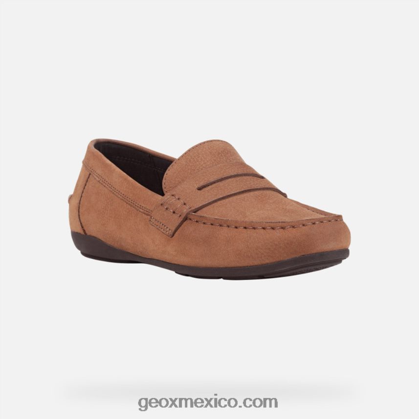 annytah moc mujer caramelo Geox L846PZ456
