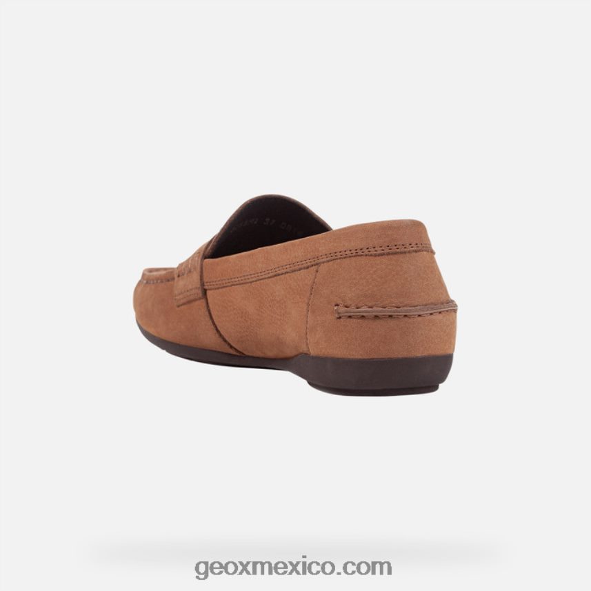 annytah moc mujer caramelo Geox L846PZ456