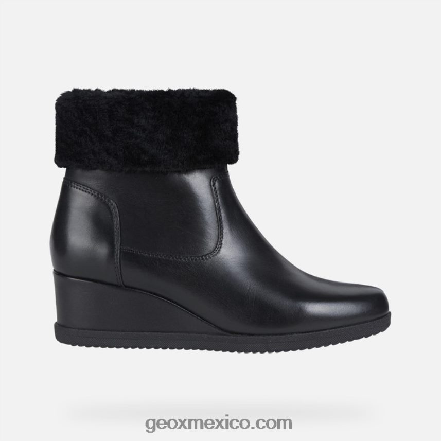 anylla cuña mujer negro Geox L846PZ271