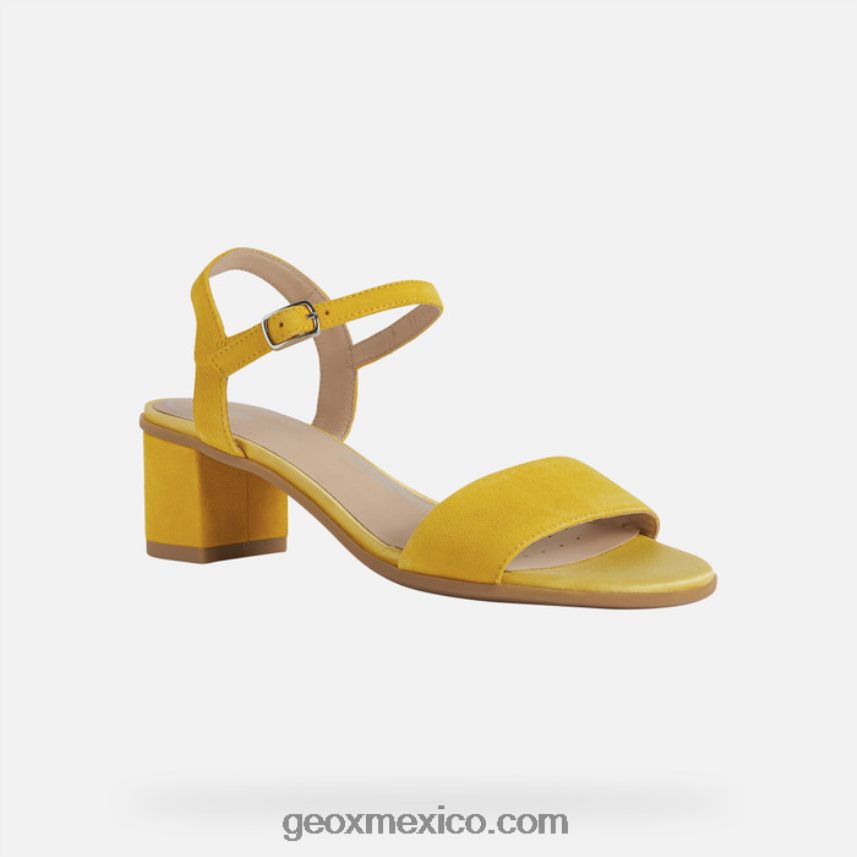 aurely 50 mujer amarillo oscuro Geox L846PZ1