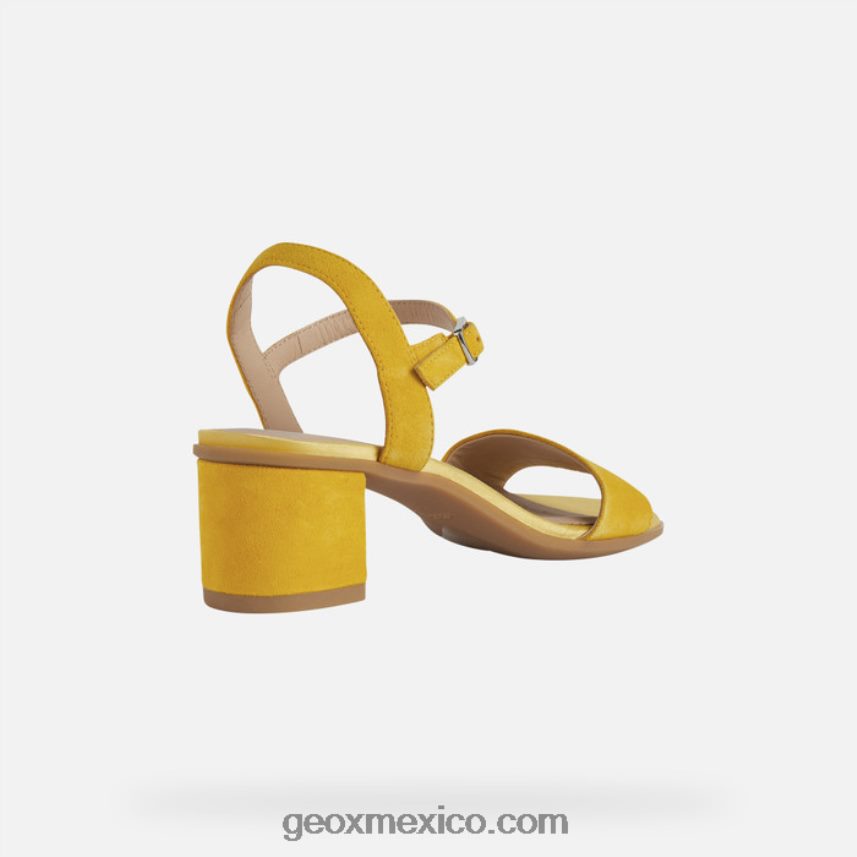 aurely 50 mujer amarillo oscuro Geox L846PZ1