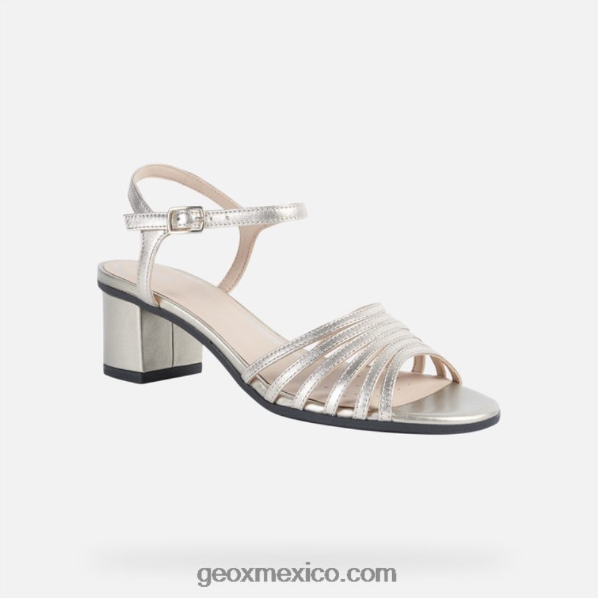 aurely 50 mujer champán Geox L846PZ433