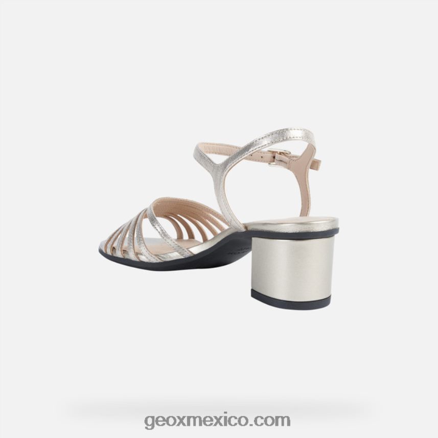 aurely 50 mujer champán Geox L846PZ433