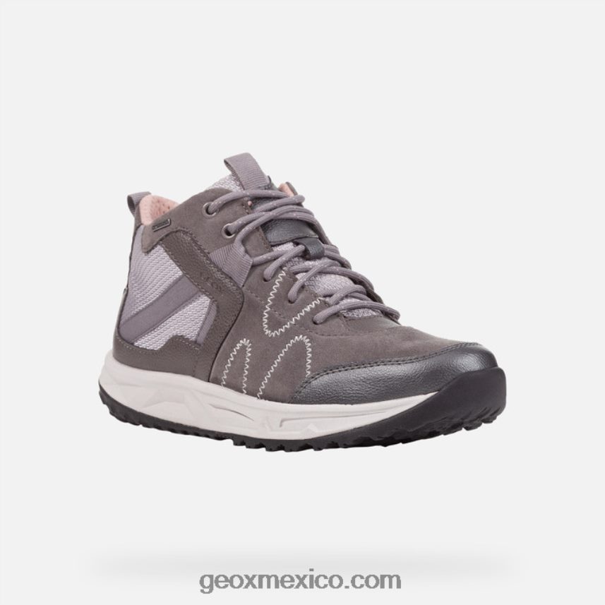 delray abx mujer gris oscuro/gris claro Geox L846PZ262