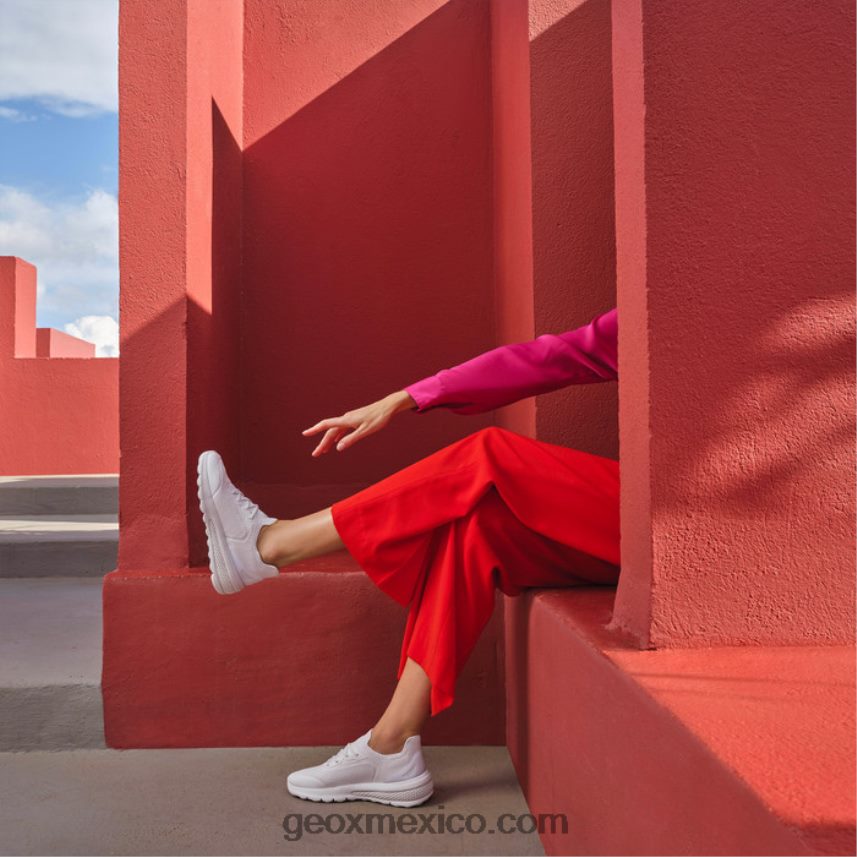 esferica actif mujer blanco Geox L846PZ40