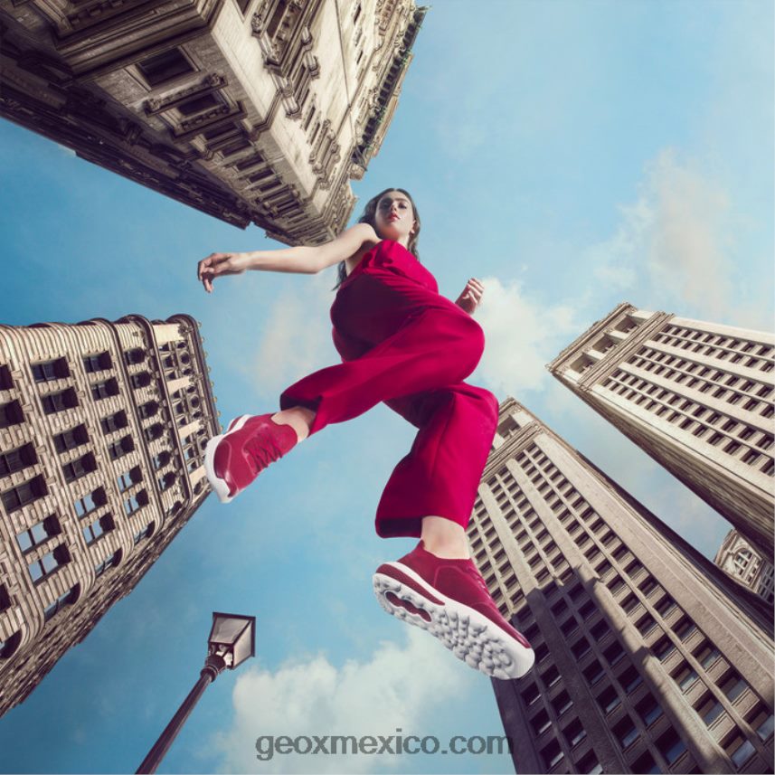 esferica actif mujer rojo oscuro Geox L846PZ1691