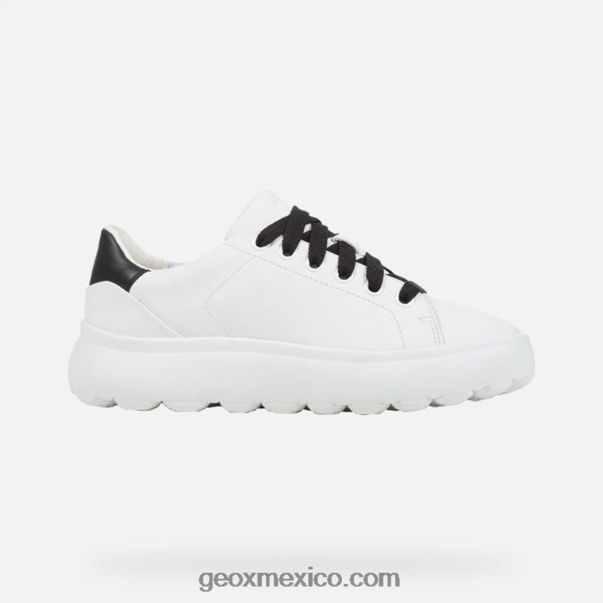 esferica ec41 mujer blanco negro Geox L846PZ1689