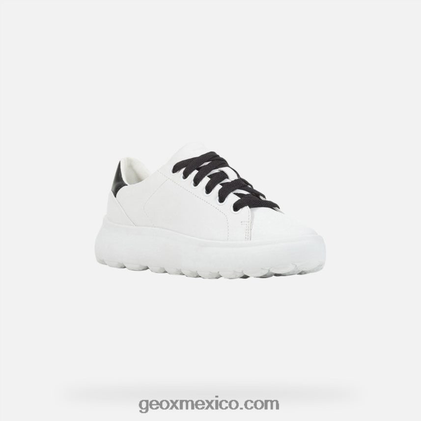 esferica ec41 mujer blanco negro Geox L846PZ1689