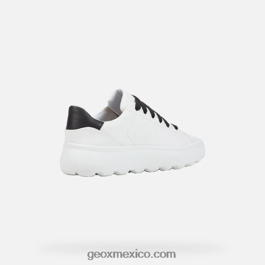 esferica ec41 mujer blanco negro Geox L846PZ1689