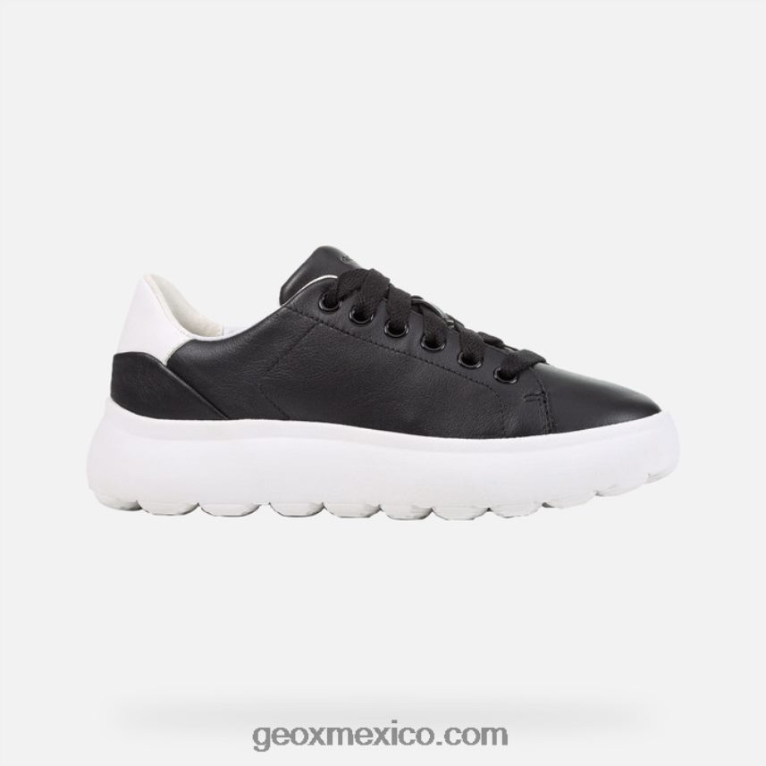 esferica ec41 mujer blanco negro Geox L846PZ85