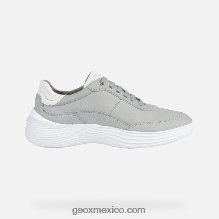 fluctis mujer gris claro/blanco Geox L846PZ90