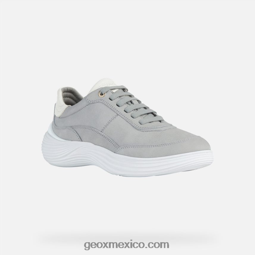fluctis mujer gris claro/blanco Geox L846PZ90