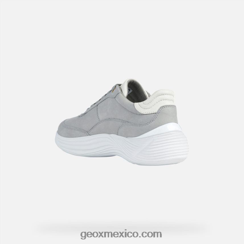 fluctis mujer gris claro/blanco Geox L846PZ90
