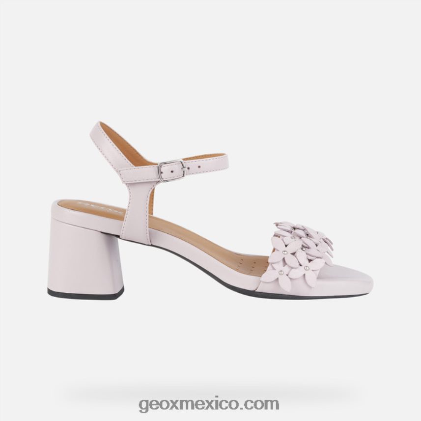 genziana mid mujer rosa antigua Geox L846PZ422