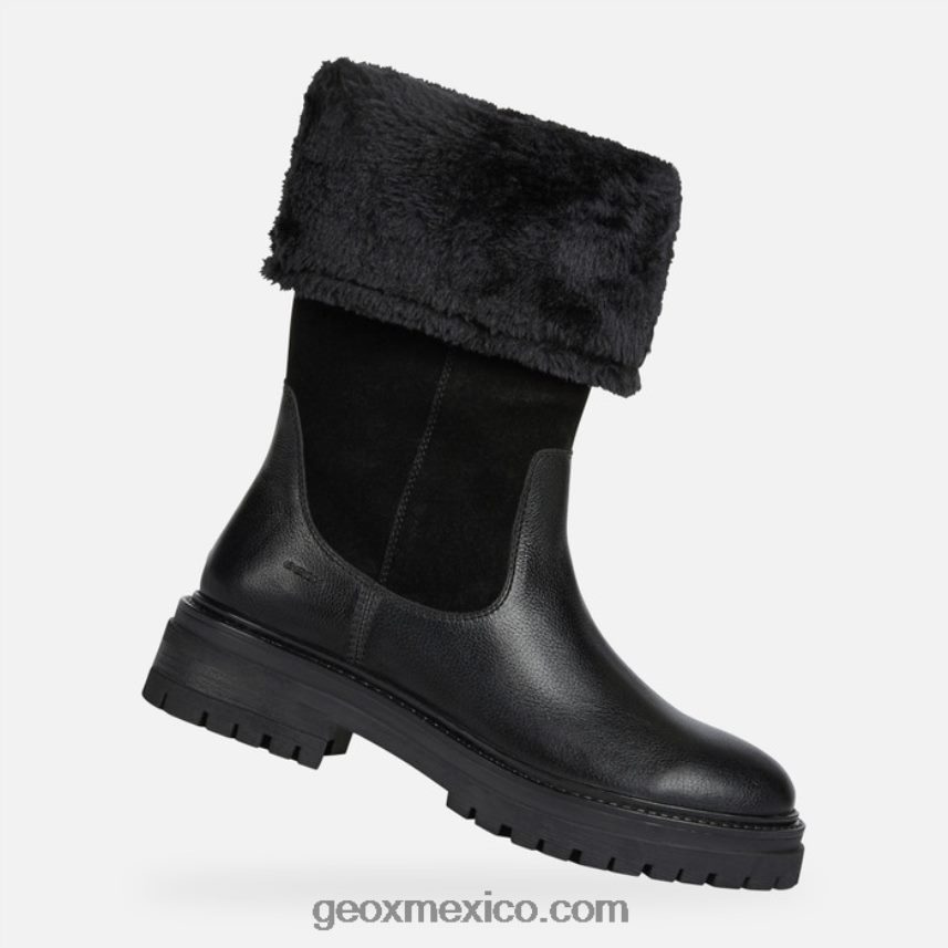 mujer iridea negro Geox L846PZ222