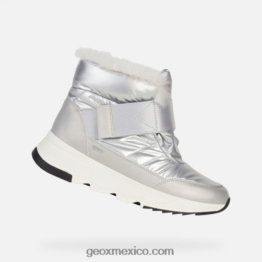 falena abx mujer plata/gris claro Geox L846PZ1703