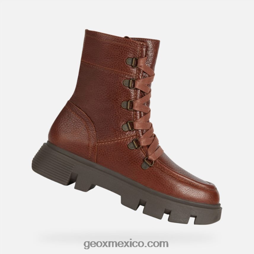 mujer vil marrón Geox L846PZ420
