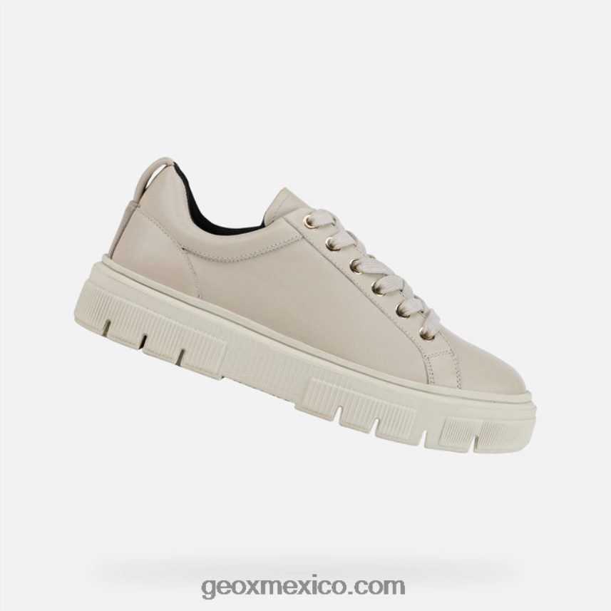 mujer isota marrón claro Geox L846PZ364