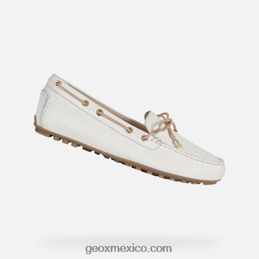 mujer leelyan blanco hueso/arena Geox L846PZ387