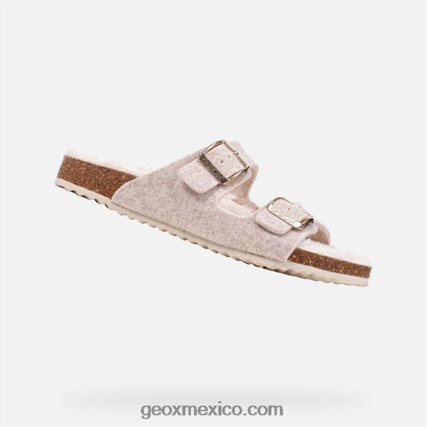 mujer brionia blanquecino Geox L846PZ73