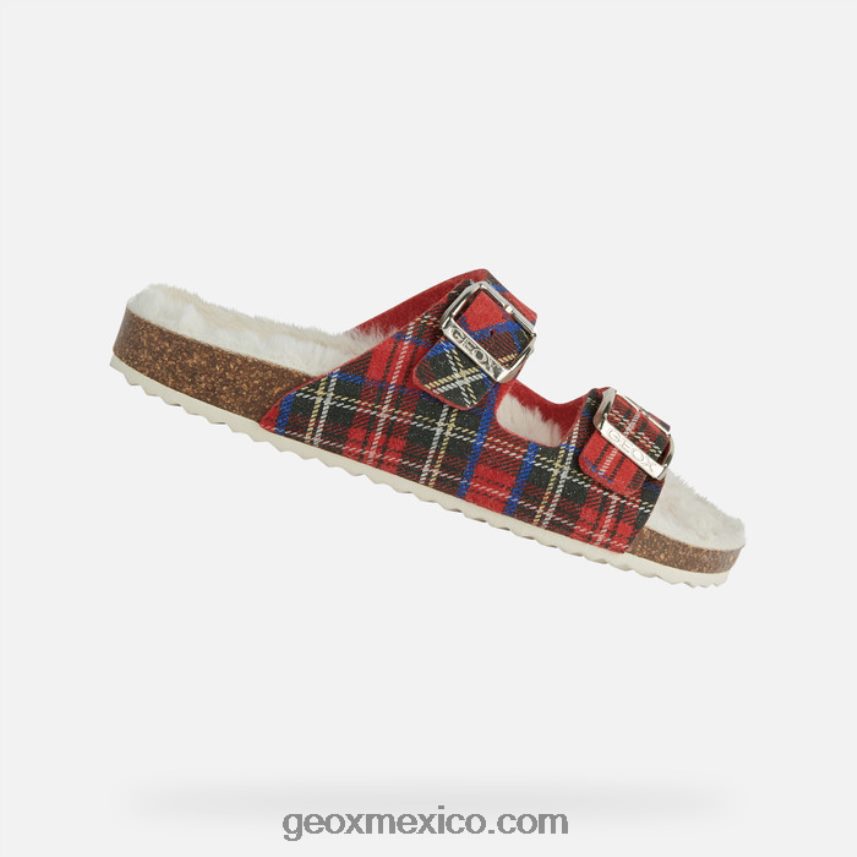 mujer brionia rojo oscuro/rojo Geox L846PZ61