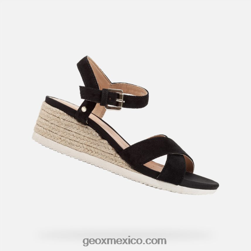 isquia corda mujer negro Geox L846PZ167