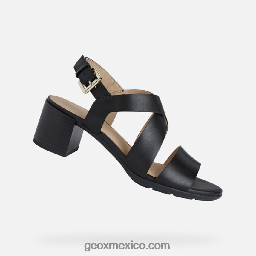 marykarmen mid sandalia mujer negro Geox L846PZ588