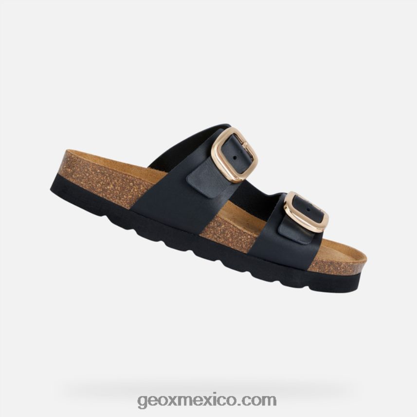 mujer alta brionia negro Geox L846PZ1701