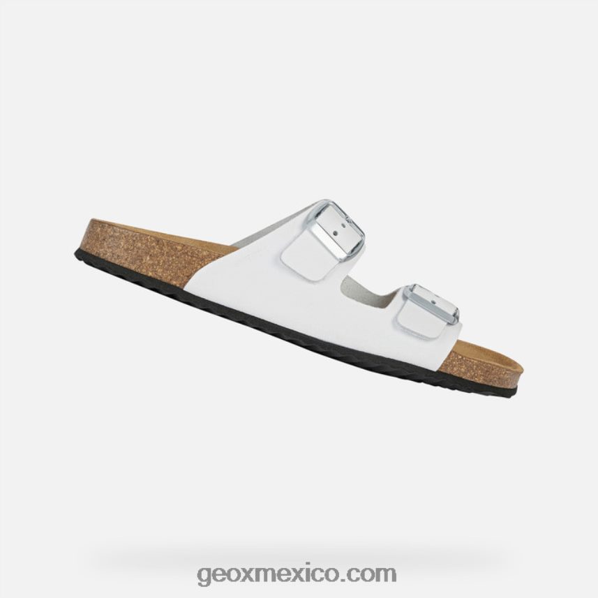 mujer brionia blanco Geox L846PZ450