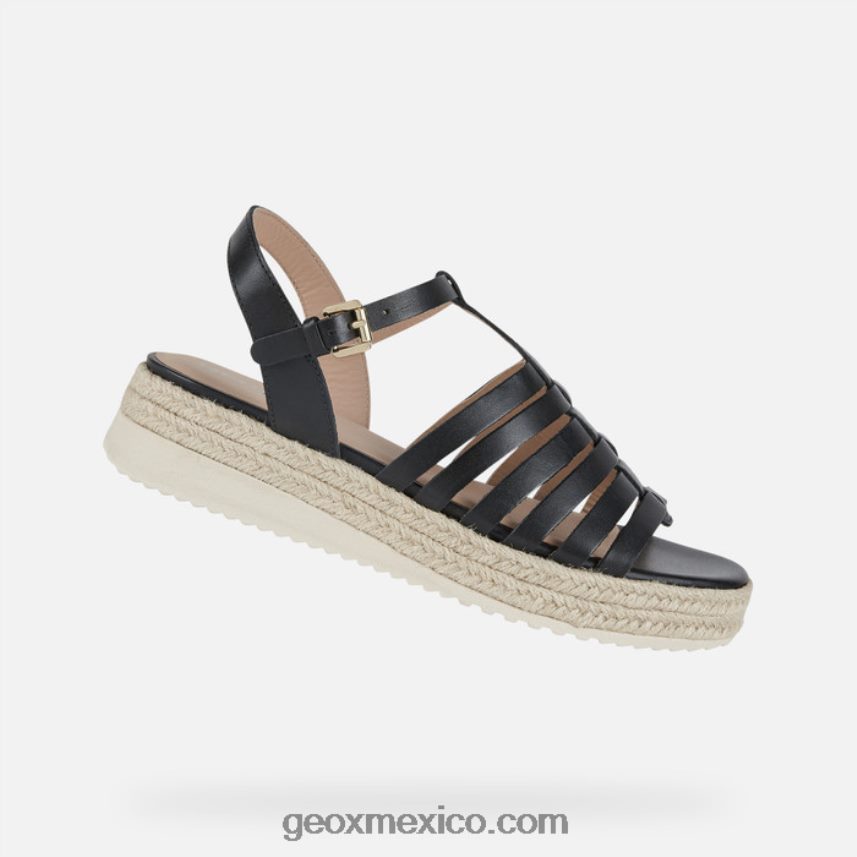 mujer eolia negro Geox L846PZ531