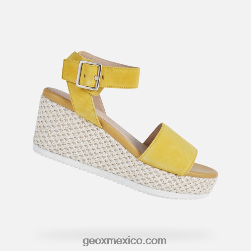 mujer lípari amarillo oscuro Geox L846PZ460