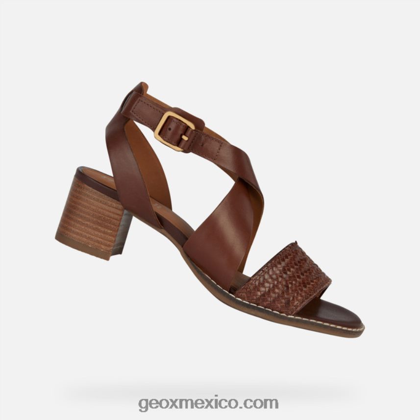 sozy mid mujer marrón Geox L846PZ137