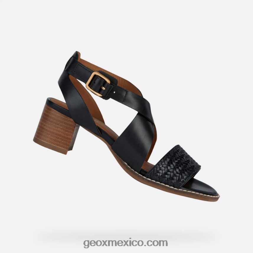 sozy mid mujer negro Geox L846PZ138