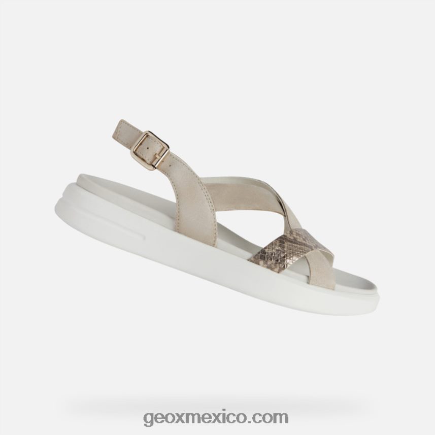 xand 2s mujer marrón claro/piel Geox L846PZ560