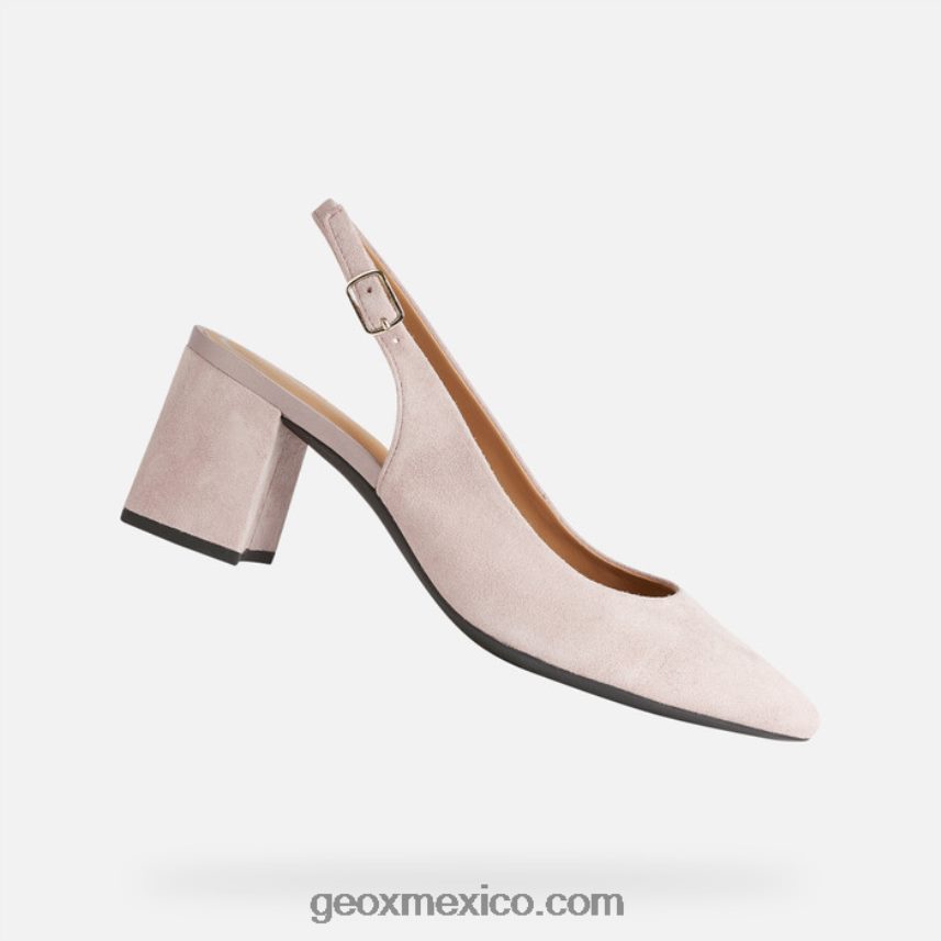 mujer grande rosa antigua Geox L846PZ587