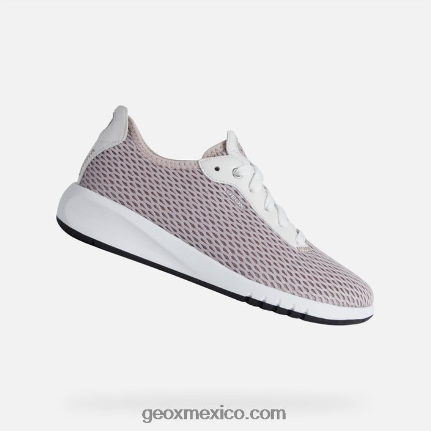 mujer aerantis rosa antiguo/blanco Geox L846PZ337