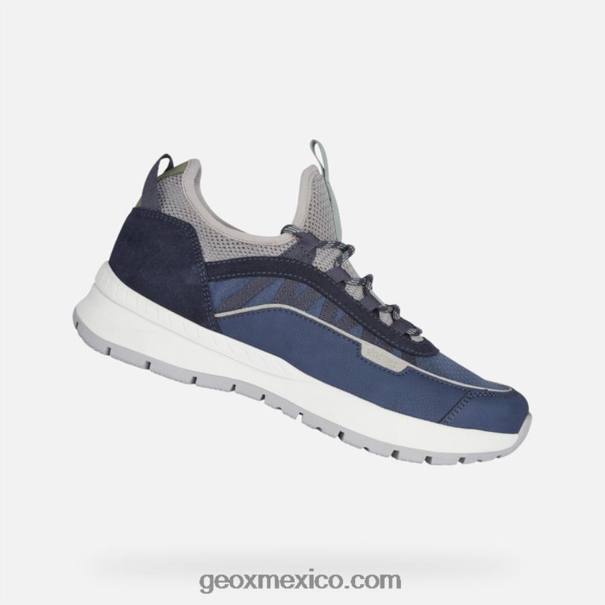 mujer braie azul oscuro/gris Geox L846PZ581