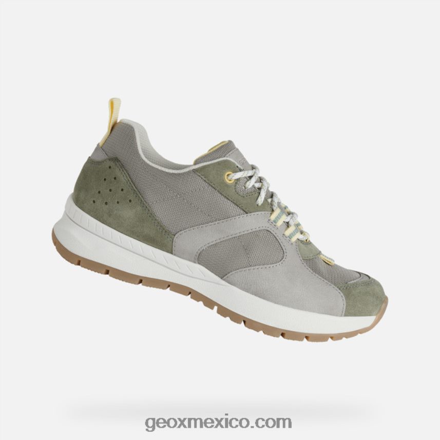 mujer braie hielo/salvia Geox L846PZ568