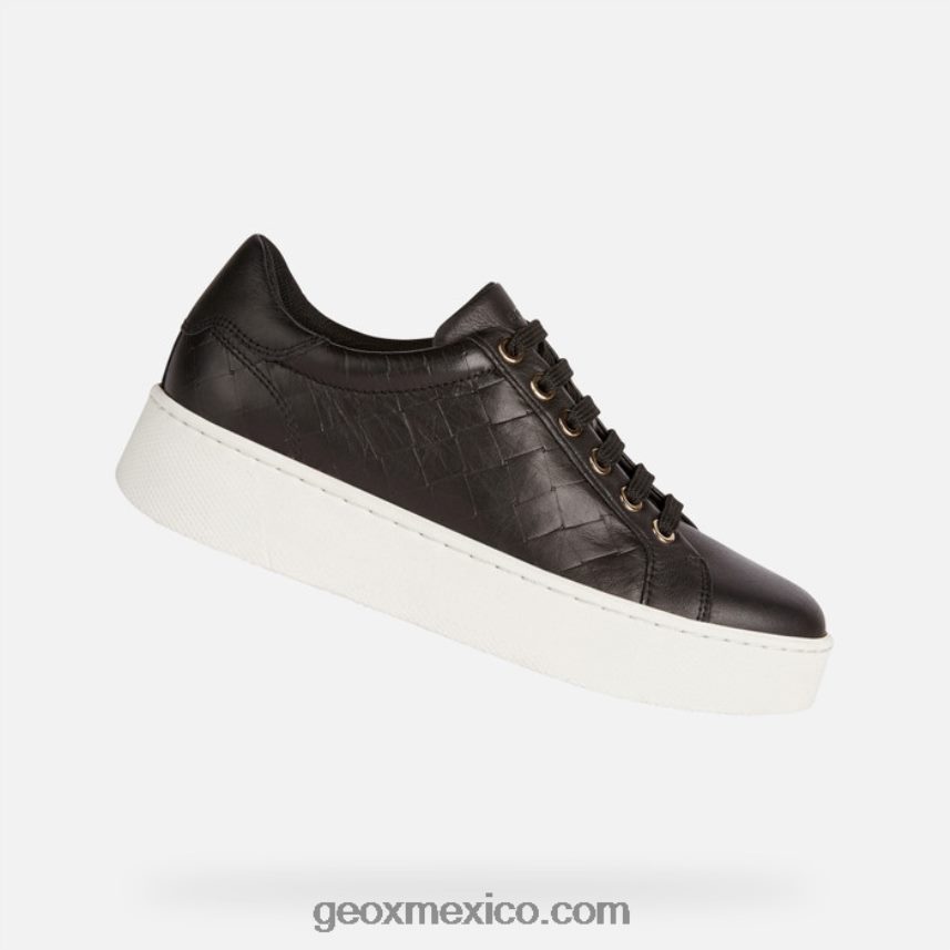 mujer celeste negro Geox L846PZ59