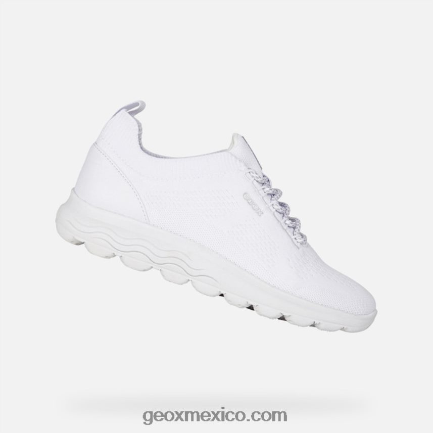 mujer esferica blanco Geox L846PZ22