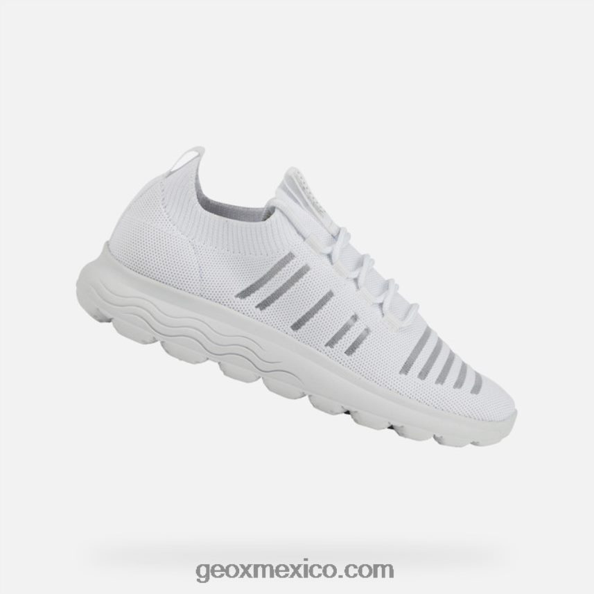 mujer esferica blanco Geox L846PZ98