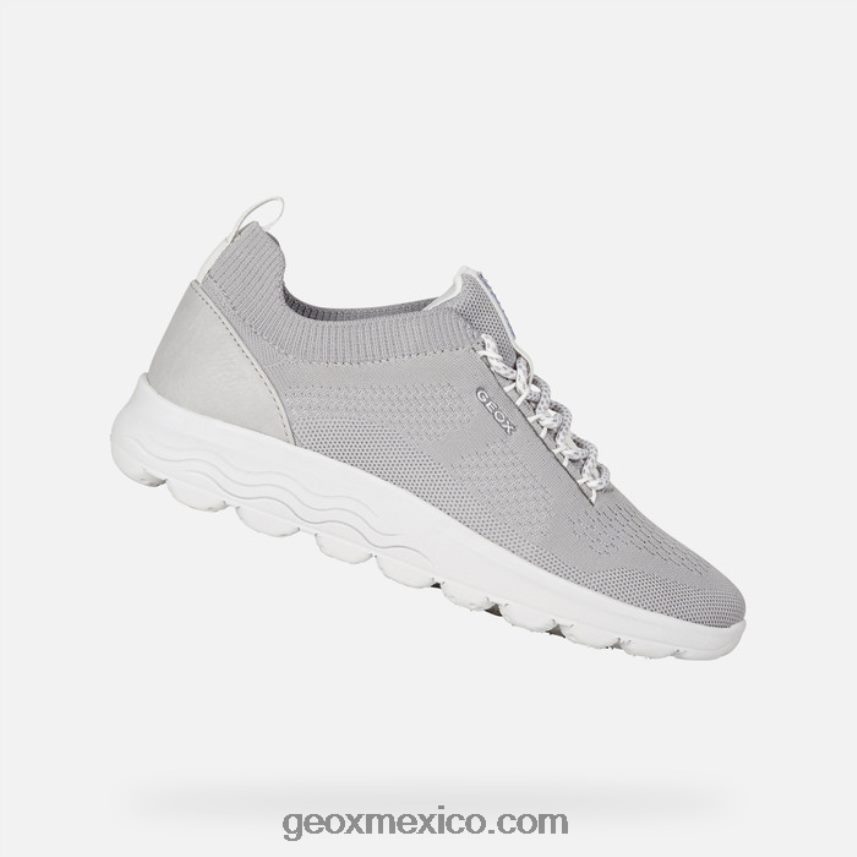 mujer esferica gris claro Geox L846PZ23