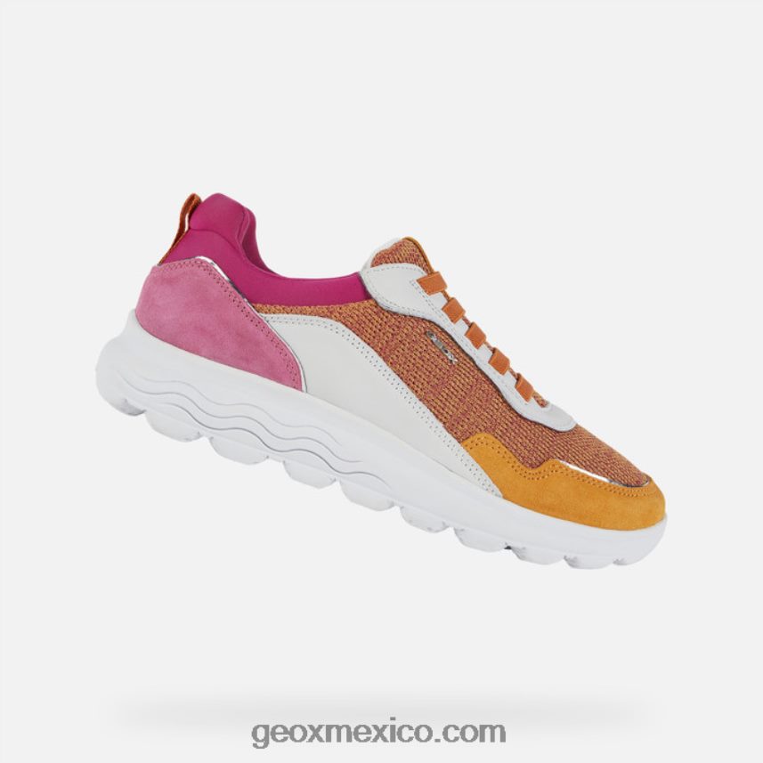 mujer esferica naranja/fucsia Geox L846PZ20