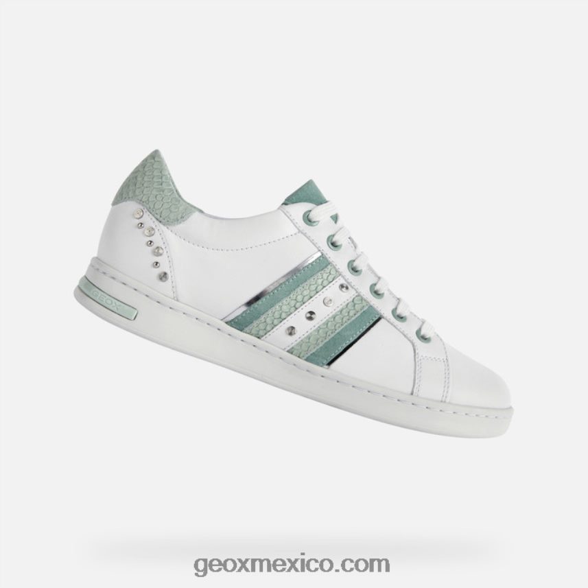 mujer jaysen blanco/verde claro Geox L846PZ318