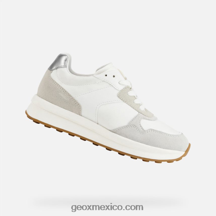 mujer runntix blanco/blanco hueso Geox L846PZ446