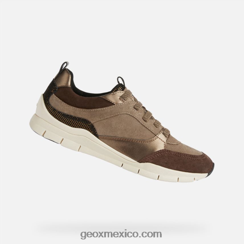 mujer sukie café/beige oscuro Geox L846PZ294