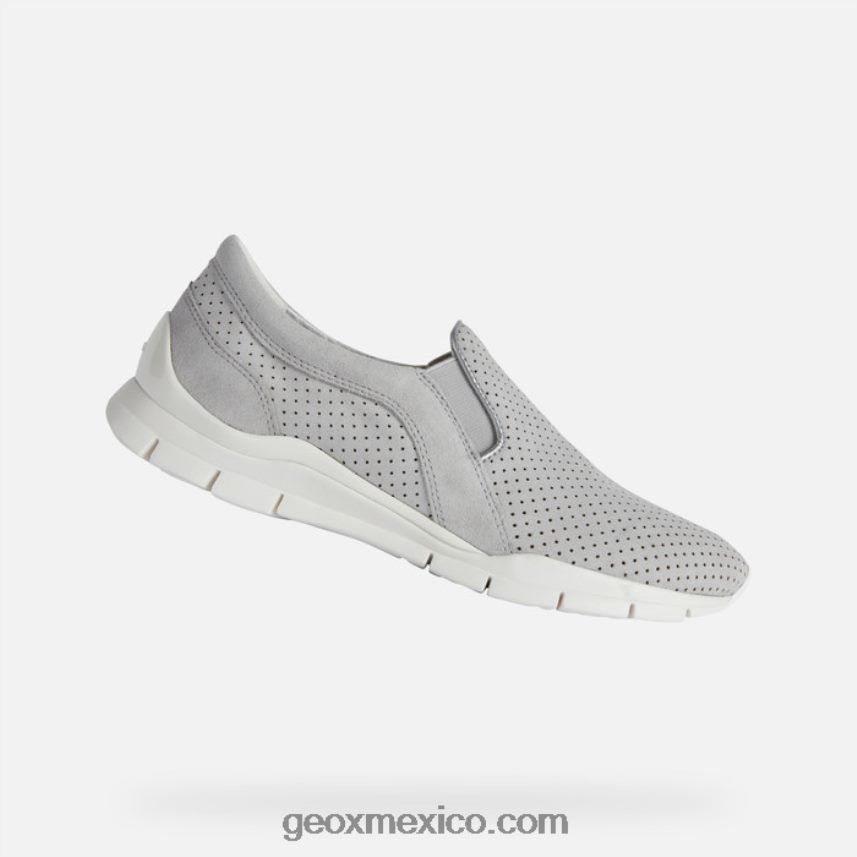 mujer sukie gris claro Geox L846PZ1728
