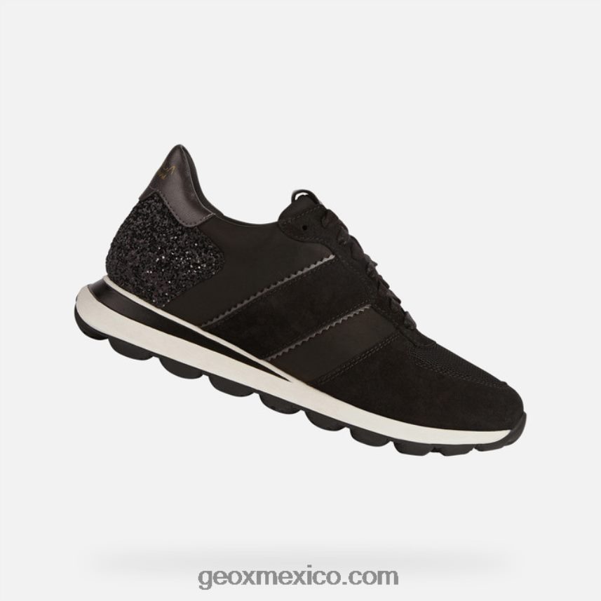 sferica vseries mujer negro Geox L846PZ401