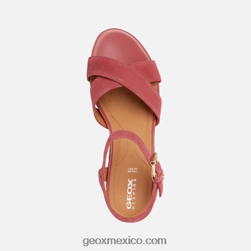 isquia corda mujer fucsia oscuro Geox L846PZ1679