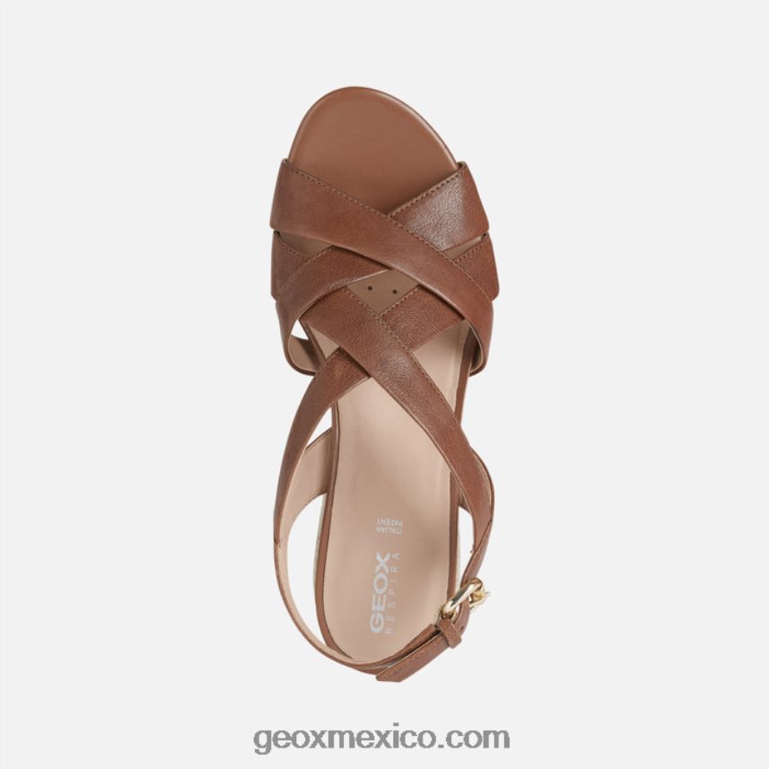 isquia corda mujer marrón Geox L846PZ453